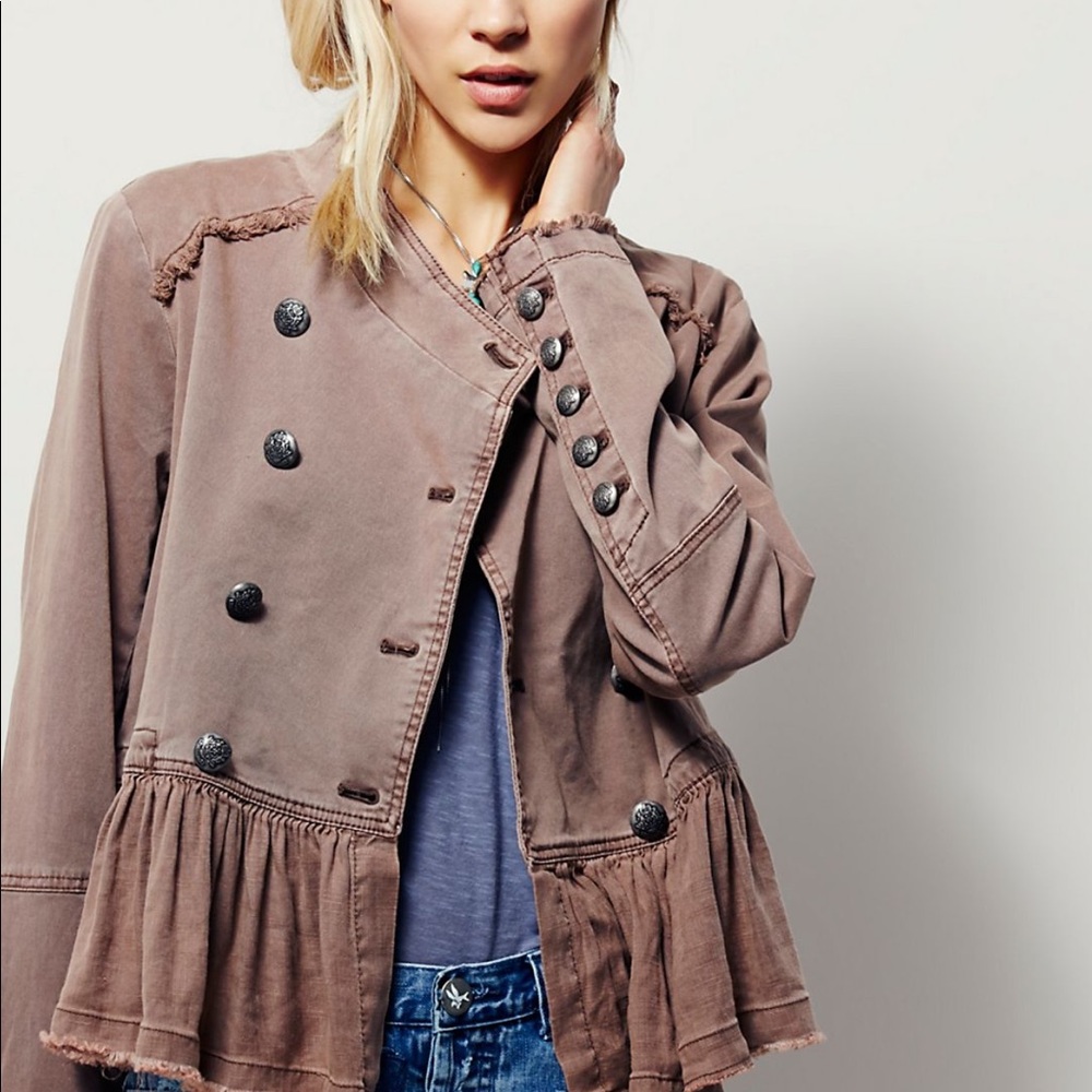 Free People military jacket